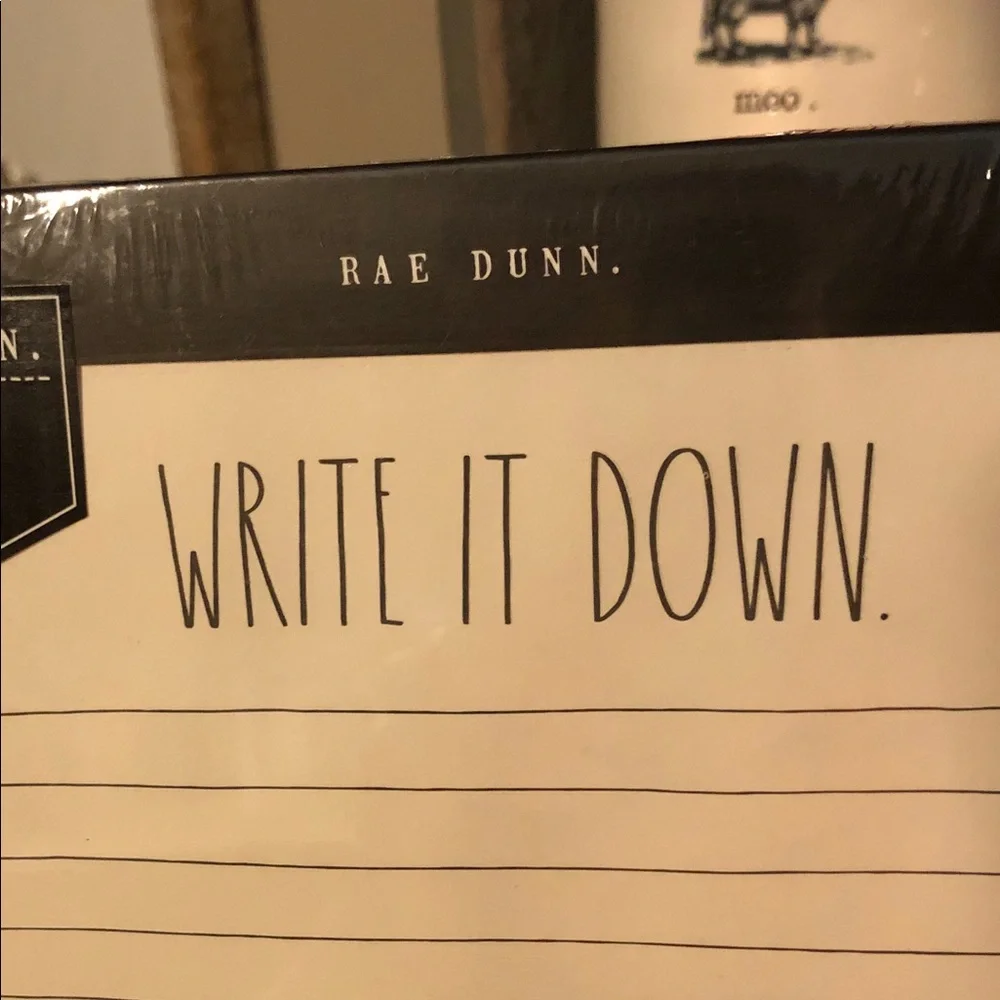 Rae Dunn WRITE IT DOWN/TAKE NOTE Legal Pad 2-Pack